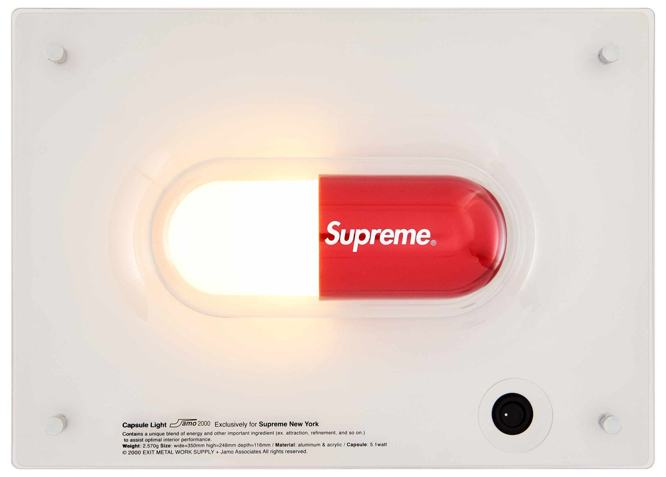 Supreme®/Jamo Capsule Light